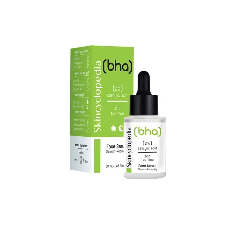 SKINCYCLOPEDIA serum do twarzy 2% kwasu salicylowego i olejek z drzewa herbacianego 30ml