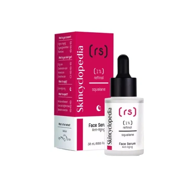 SKINCYCLOPEDIA serum do twarzy 1% Retinol i Skwalan 30ml 