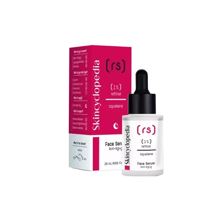 SKINCYCLOPEDIA serum do twarzy 1% Retinol i Skwalan 30ml 