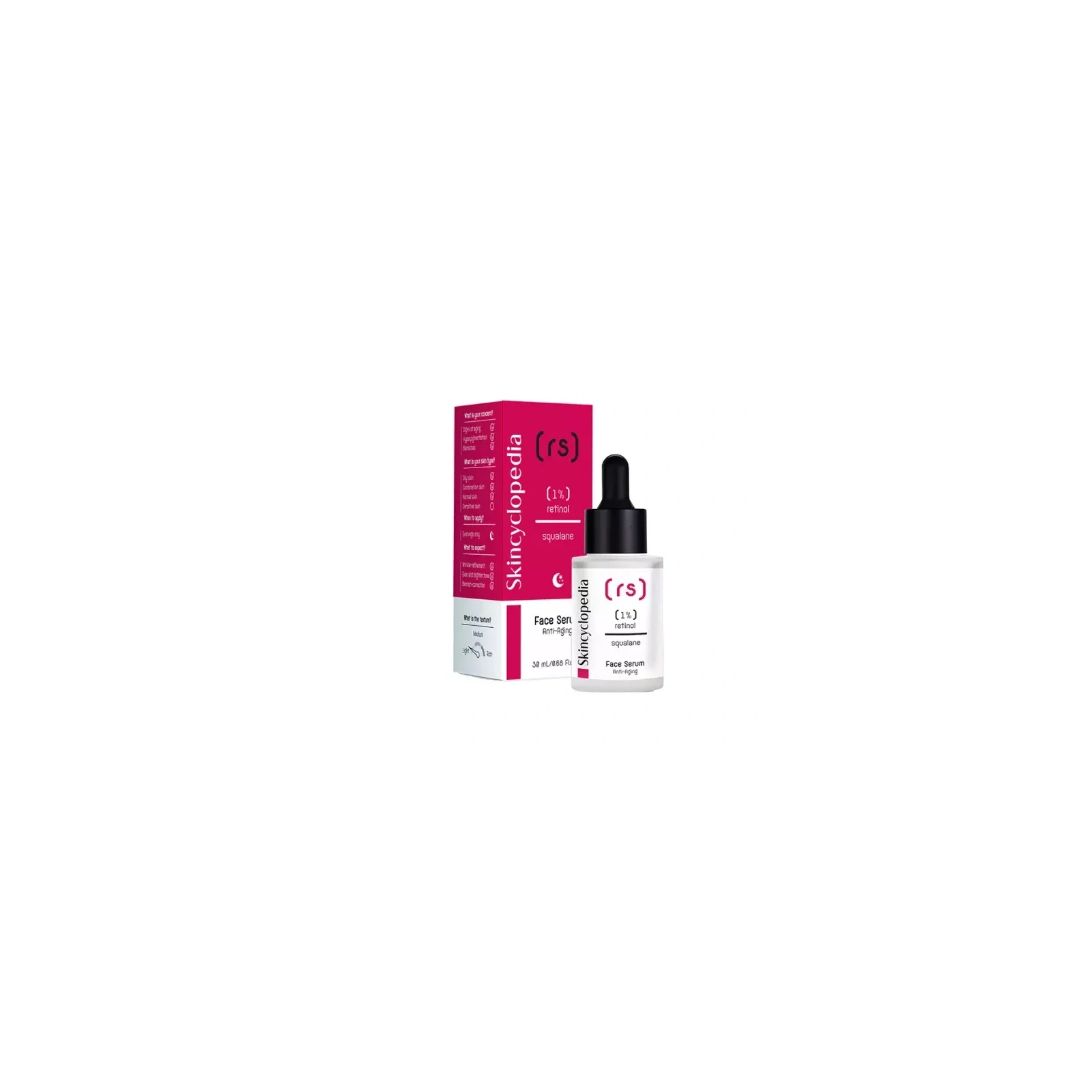 SKINCYCLOPEDIA serum do twarzy 1% Retinol i Skwalan 30ml 