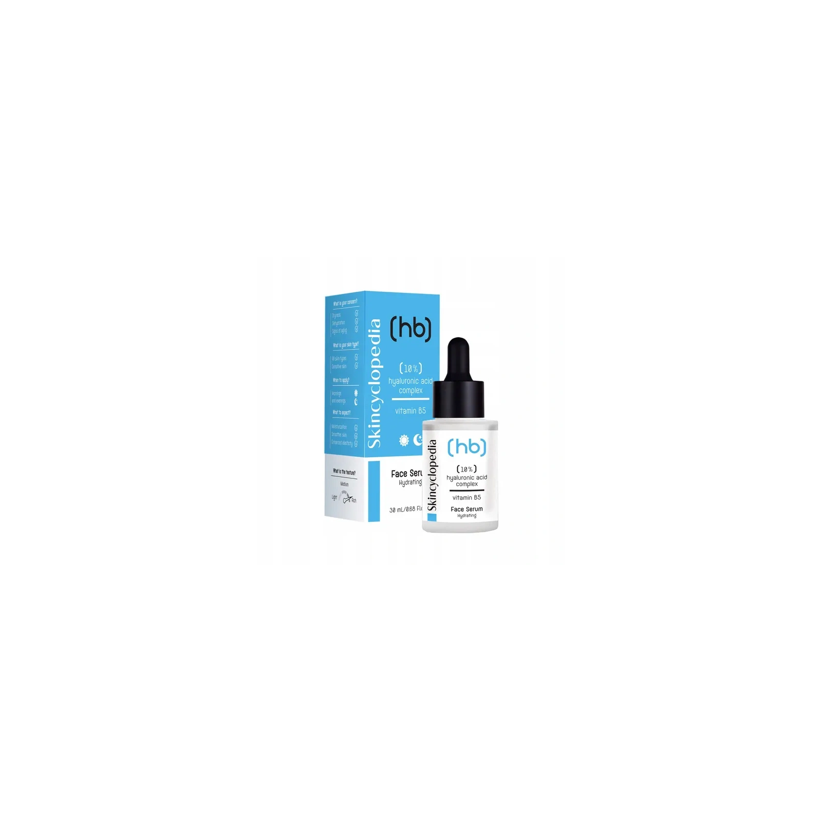 SKINCYCLOPEDIA serum do twarzy 10% kompleksu kwasu hialuronowego i witamina B5 30ml 