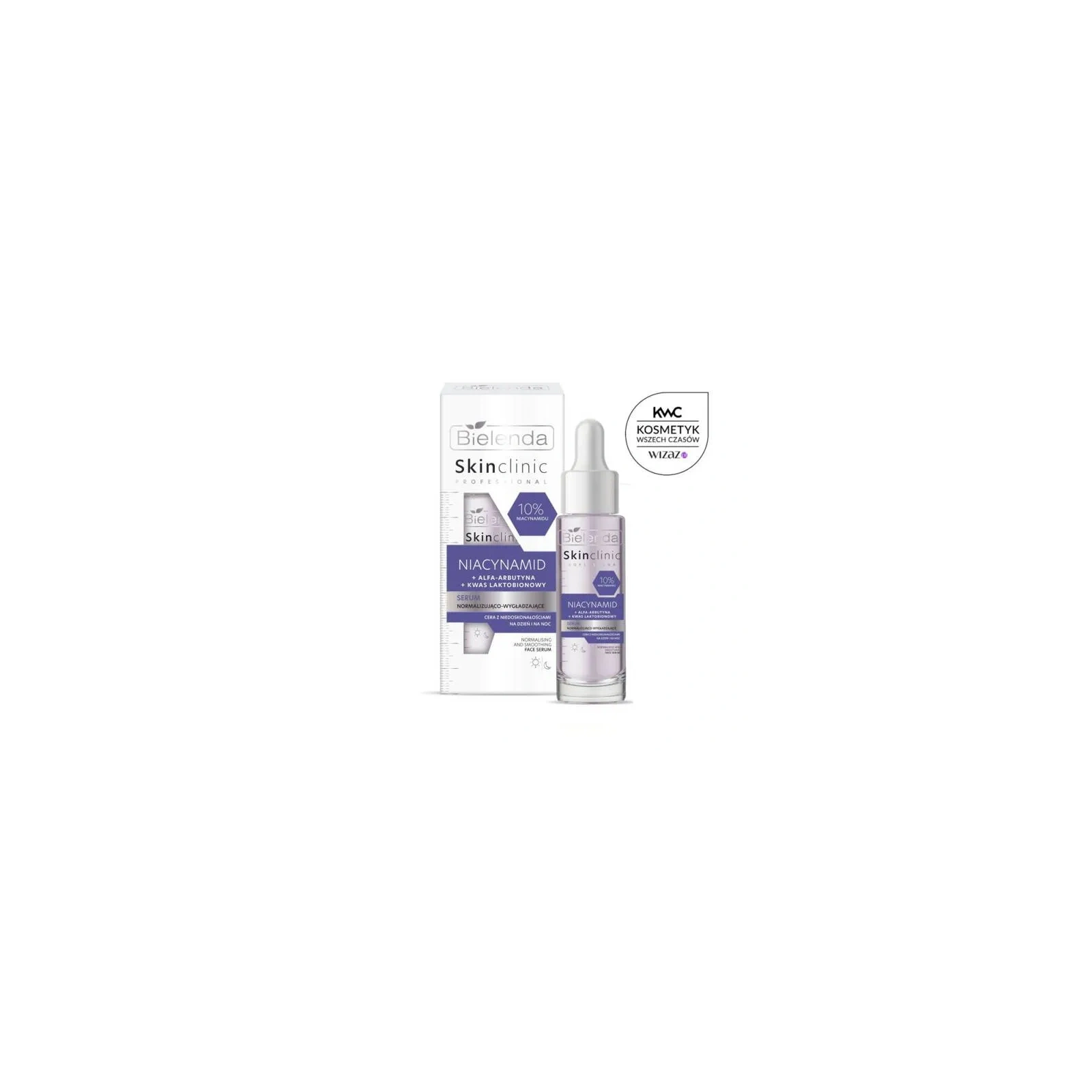 BIELENDA Skin Clinic serum do twarzy normalizująco wygładzające Niacynamid 10% 30ml