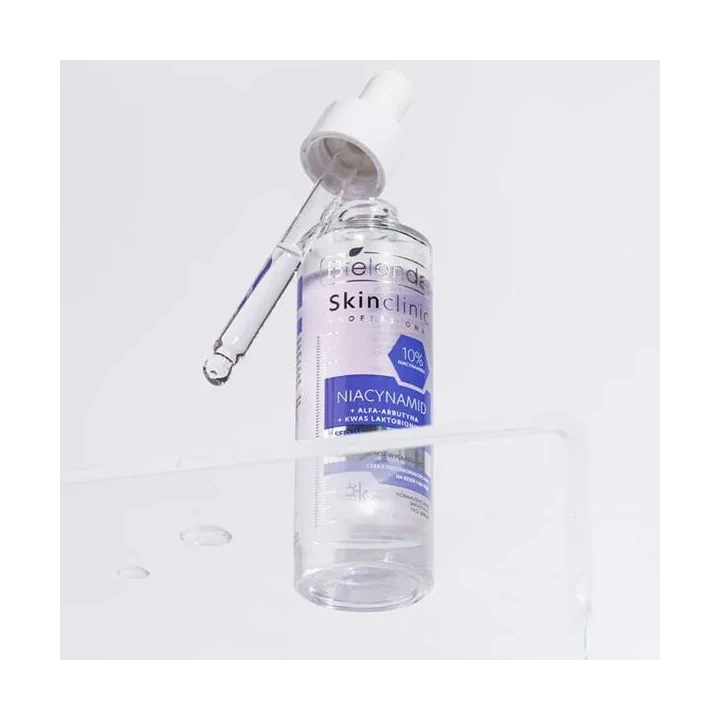 BIELENDA Skin Clinic serum do twarzy normalizująco wygładzające Niacynamid 10% 30ml