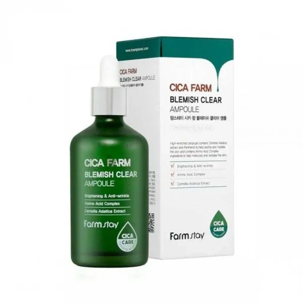Farmstay FARMSTAY Cica Farm Blemish Clear Ampoule serum do twarzy 100ml — Składniki i ocena