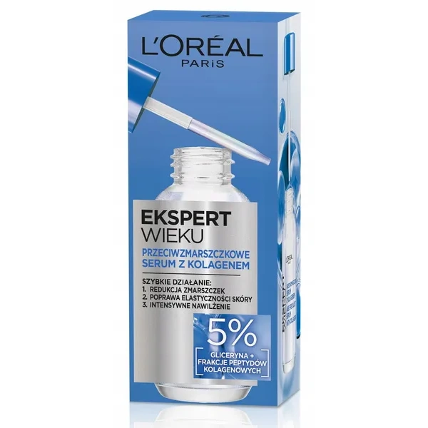 L'OREAL PARIS Ekspert Wieku serum do twarzy przeciwzmarszczkowe z Kolagenem 30ml