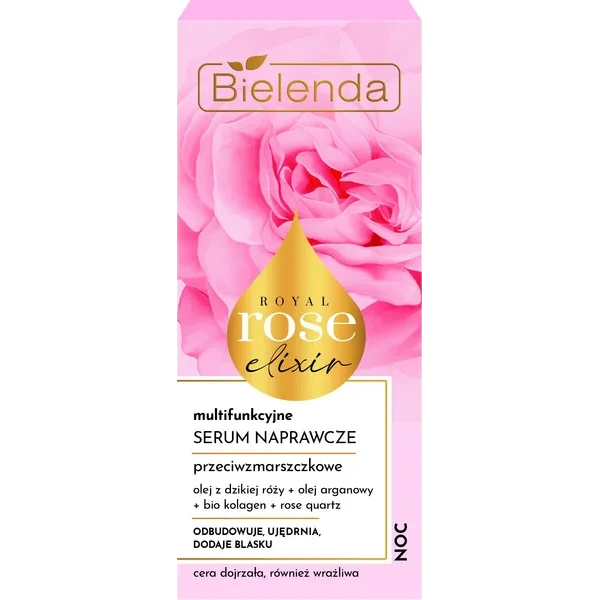 BIELENDA Royal Rose Elixir serum do twarzy naprawcze 30ml