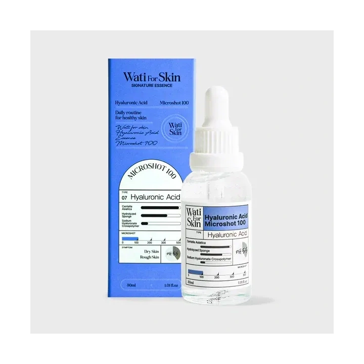WATI FOR SKIN Microshot 100 serum do twarzy Hyaluronic Acid Essence 30ml