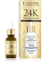 EVELINE 24K Gold&Caviar intensywnie ujędrniające serum do twarzy z 24K złotem 18ml