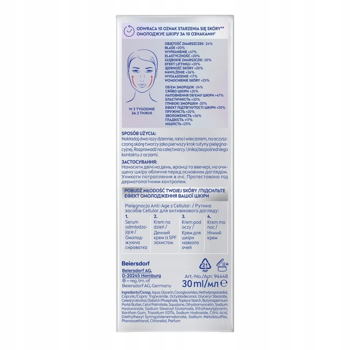 NIVEA Cellular Epigenetics serum do twarzy odmładzające 30ml