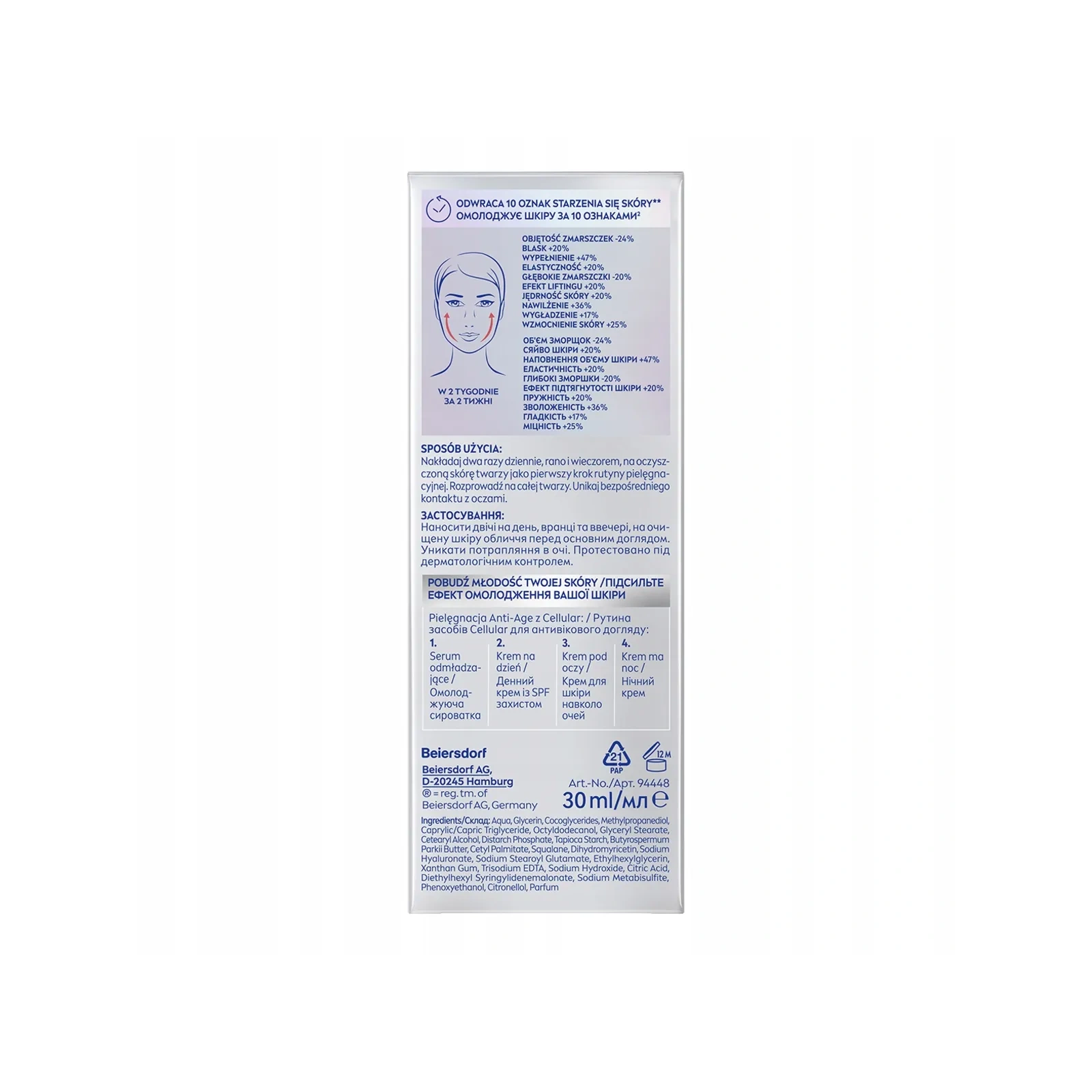 NIVEA Cellular Epigenetics serum do twarzy odmładzające 30ml