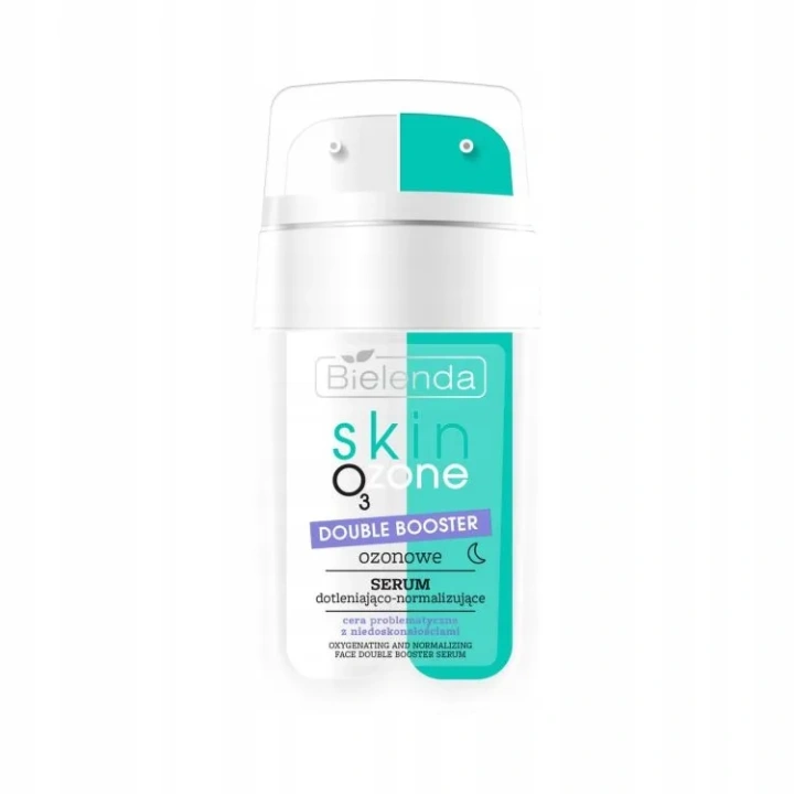 BIELENDA Skin O3 Zone Double Booster ozonowe serum do twarzy dotleniająco-normalizujące 2x7,5ml