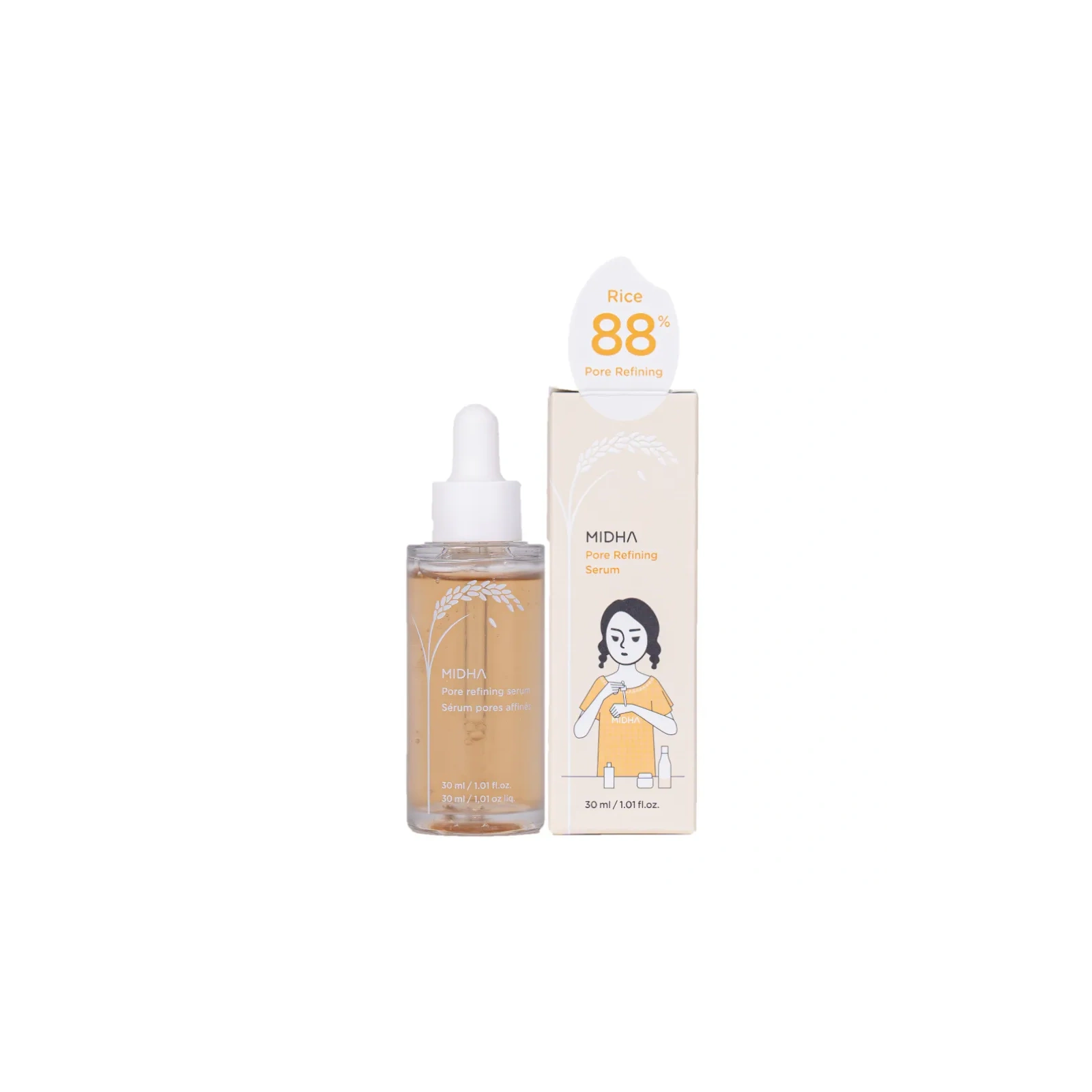 MIDHA Rice To Meet You serum do twarzy zmniejszające widoczność porów 50ml