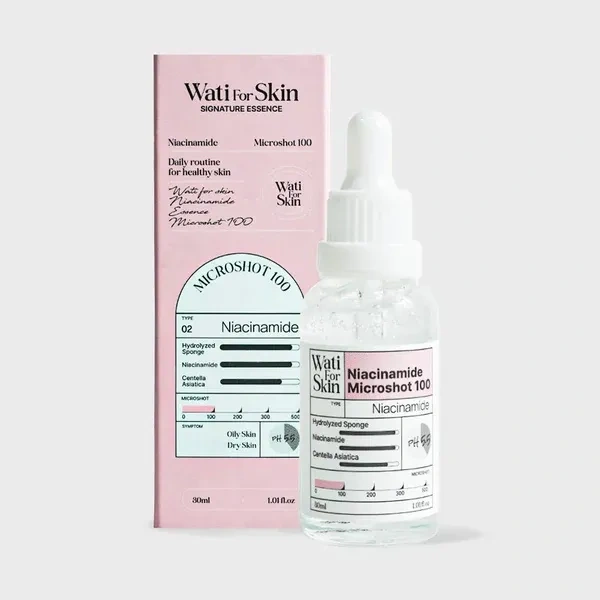 Wati For Skin WATI FOR SKIN Microshot 100 serum do twarzy Niacinamide Essence 30ml — Składniki i ocena