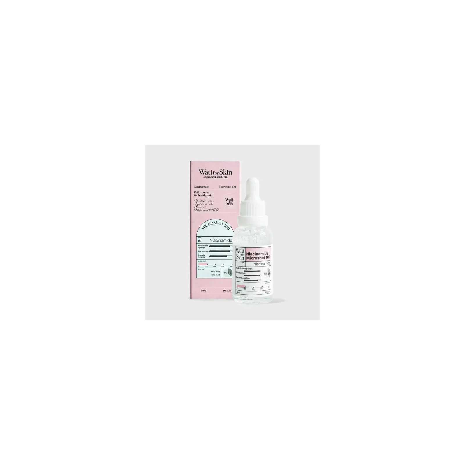 WATI FOR SKIN Microshot 100 serum do twarzy Niacinamide Essence 30ml