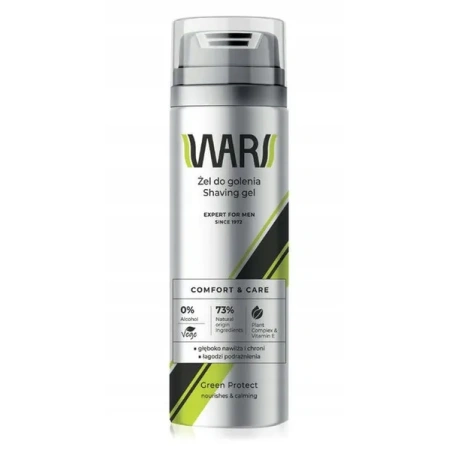 WARS Expert For Men żel do golenia Comfort & Care Green Protect 200ml