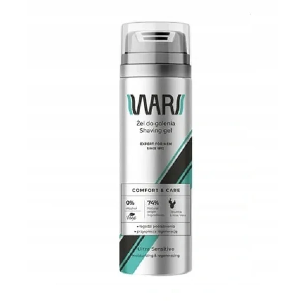 WARS Comfort & Care żel do golenia do skóry wrażliwej Aloe Vera & Opuncja 200ml