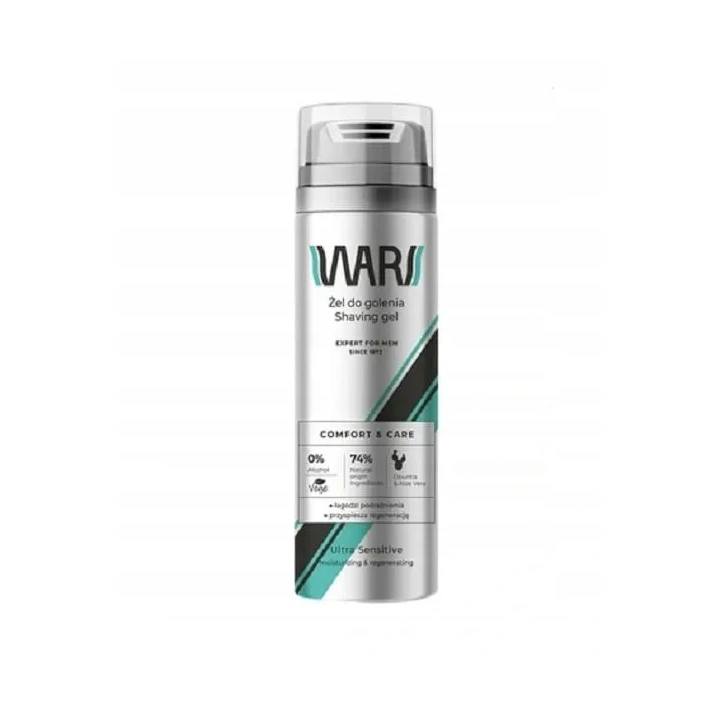 WARS Comfort & Care żel do golenia do skóry wrażliwej Aloe Vera & Opuncja 200ml