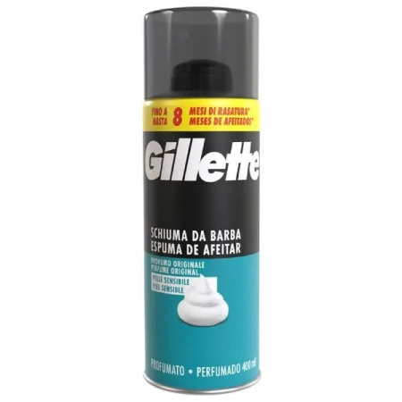 GILLETTE Sensitive pianka do golenia do skóry wrażliwej 400ml