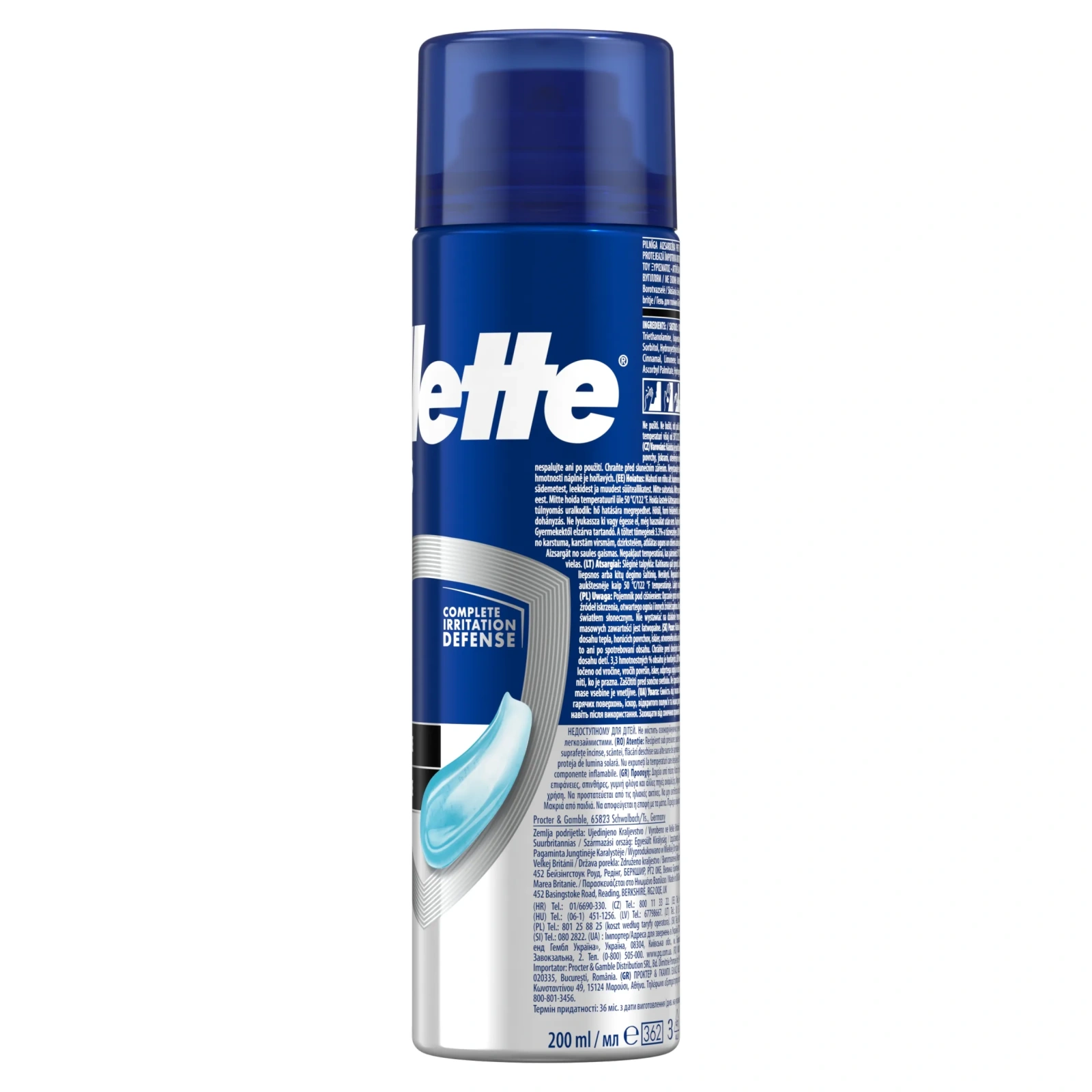 GILLETTE Series żel do golenia With Charcoal 200ml