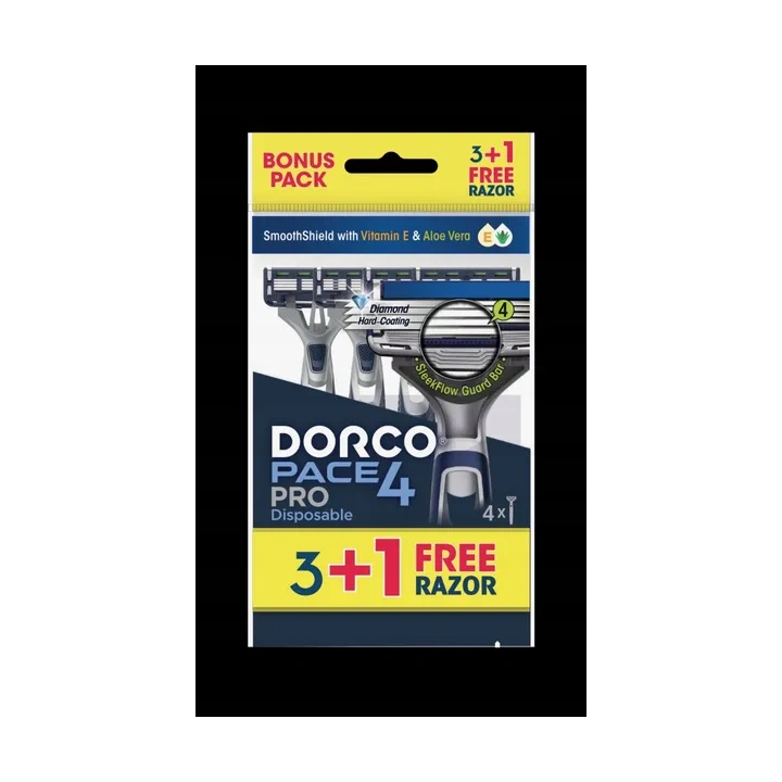 DORCO Men Pace4 Pro maszynki do golenia 3+1szt