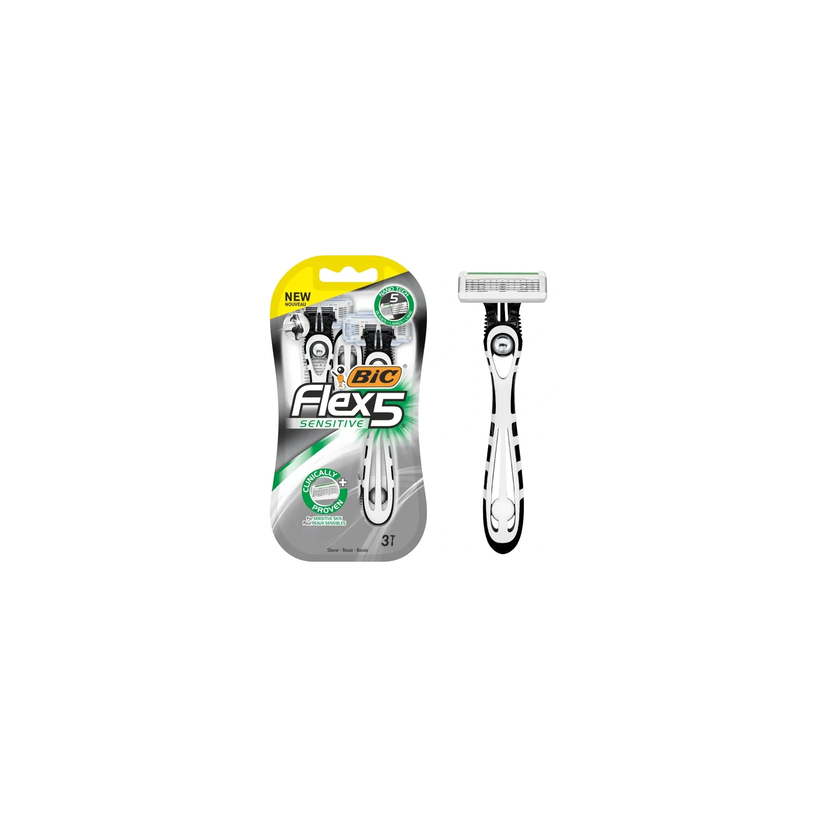 BIC Flex 5 Sensitive maszynka do golenia jednorazowa 3szt