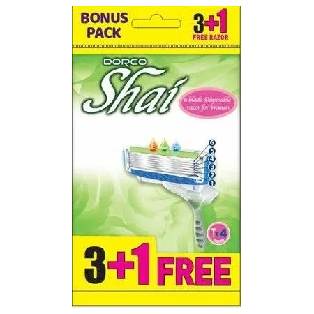 DORCO Women Shai 6 maszynki do golenia 3+1szt.