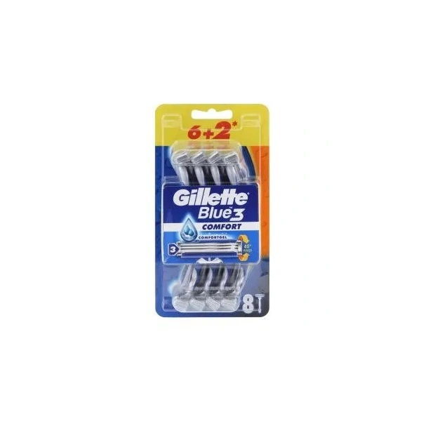 GILLETTE Blue 3 Comfort maszynki jednorazowe do golenia 6+2szt.