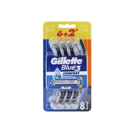 GILLETTE Blue 3 Comfort maszynki jednorazowe do golenia 6+2szt.