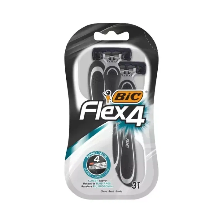 BIC Flex 4 golarka męska 4-ostrzowa 3szt