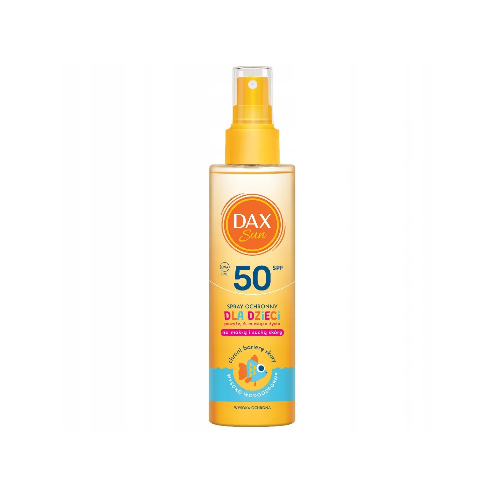 DAX Sun spray ochronny dla dzieci powyżej 6 miesiąca życia SPF50 150ml