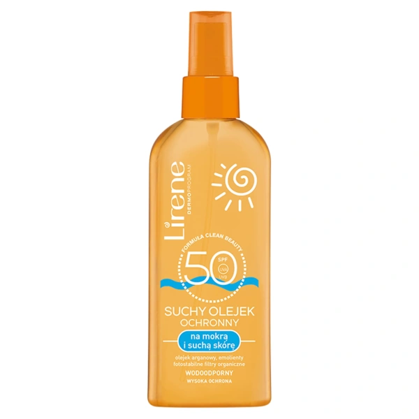 LIRENE Sun suchy olejek ochronny w sprayu SPF50 Arganowy 150ml