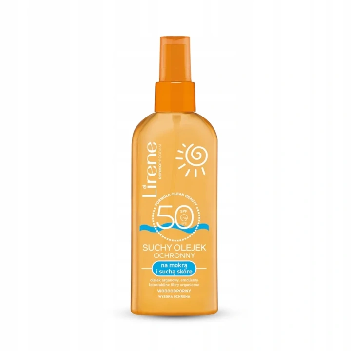 LIRENE Sun suchy olejek ochronny w sprayu SPF50 Arganowy 150ml