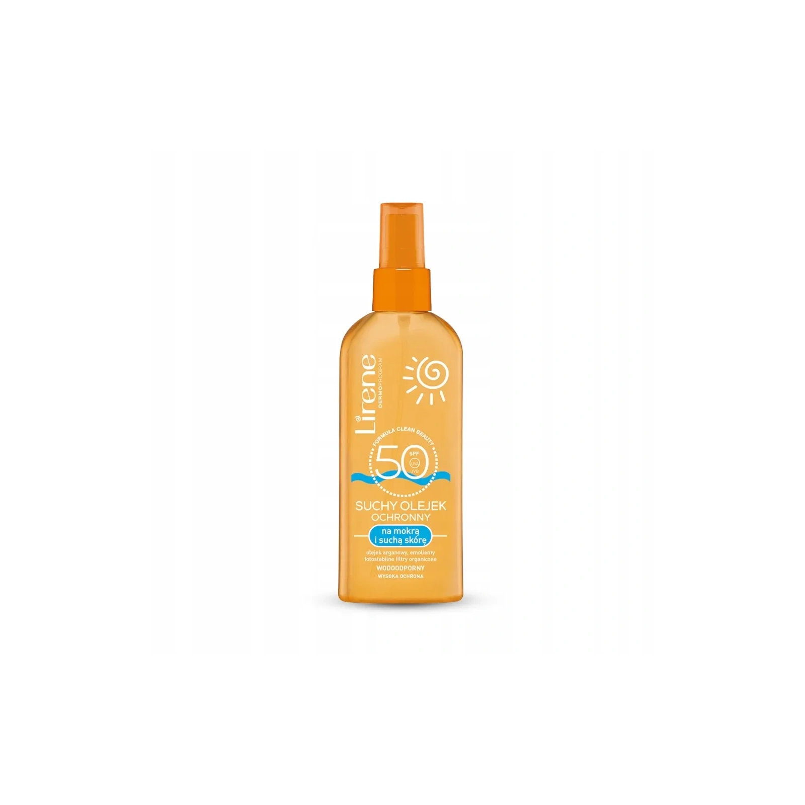 LIRENE Sun suchy olejek ochronny w sprayu SPF50 Arganowy 150ml
