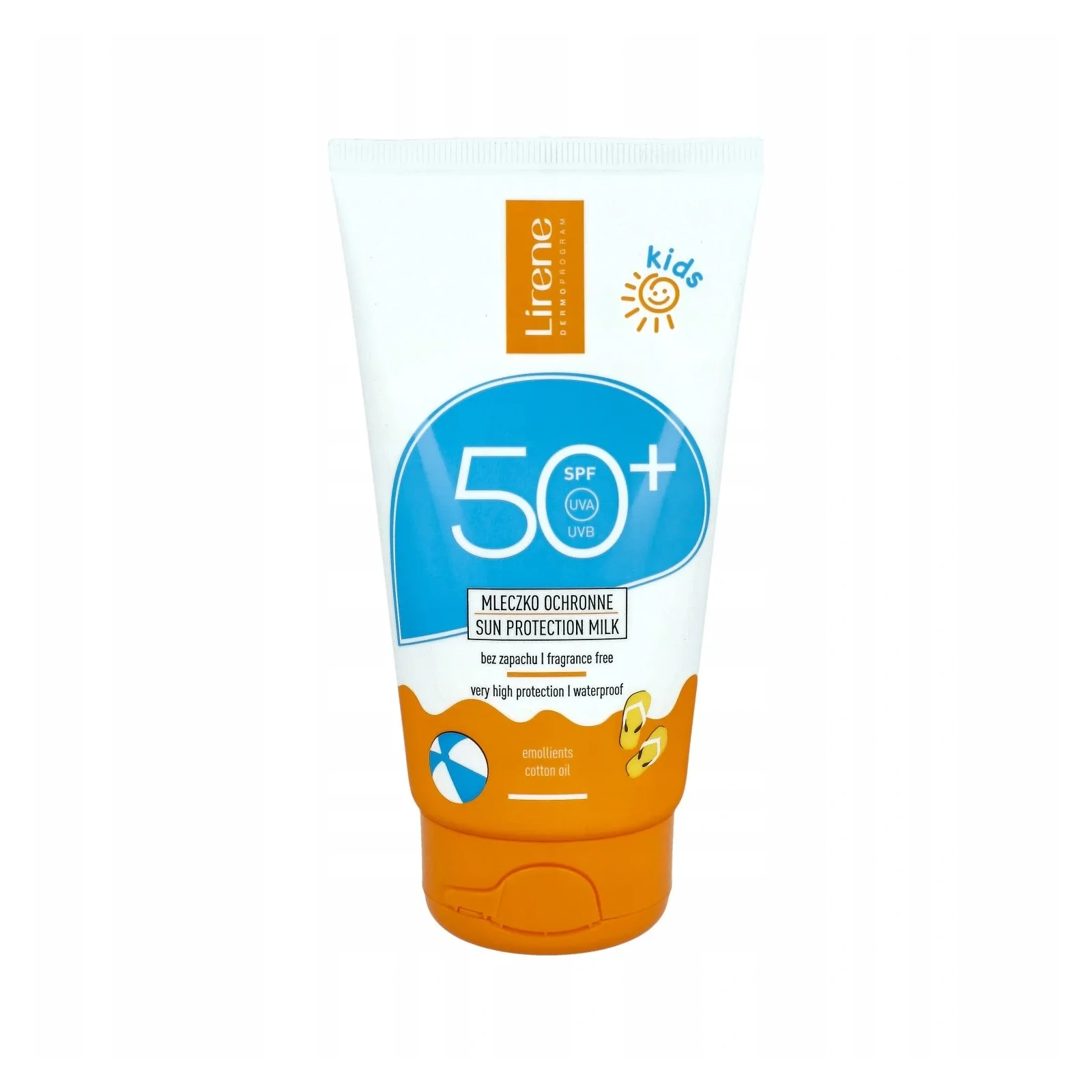 LIRENE Kids Sun mleczko ochronne bez zapachu SPF50 150ml