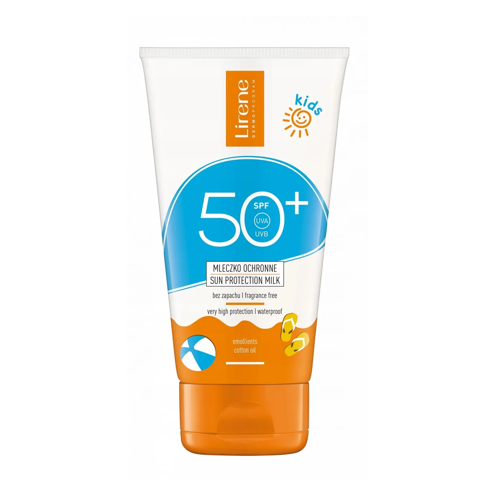LIRENE Kids Sun mleczko ochronne bez zapachu SPF50 150ml