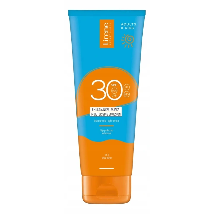 LIRENE Sun ochronna emulsja nawilżająca SPF30 Lekka formuła 200ml