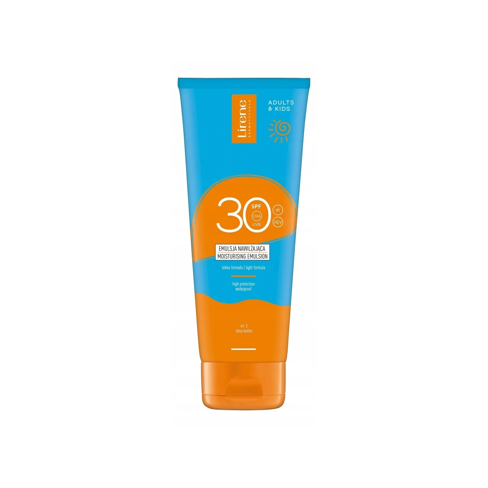 LIRENE Sun ochronna emulsja nawilżająca SPF30 Lekka formuła 200ml
