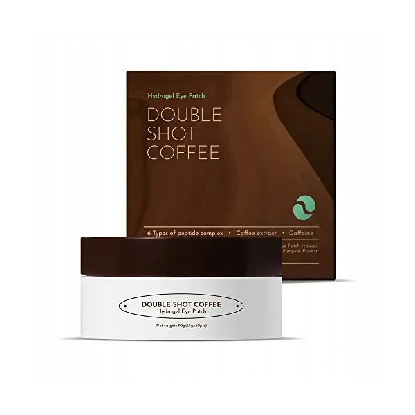 ORJENA Double Shot Coffe hydrożelowe płatki pod oczy regenerująca 60szt 