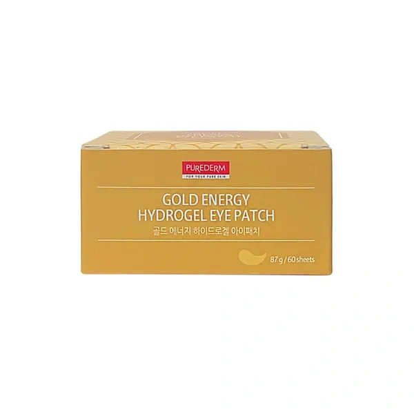 Purederm PUREDERM wegańskie płatki pod oczy hydrożelowe Gold Energy 60szt — Składniki i ocena