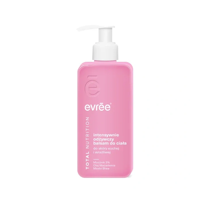 EVREE Total Nutrition intensywnie odżywczy balsam do ciała do skóry wrażliwej 300ml