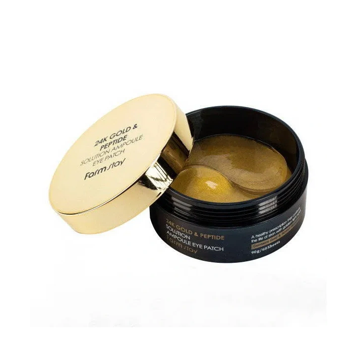 FARMSTAY 24 Gold & Peptide płatki pod oczy 60szt