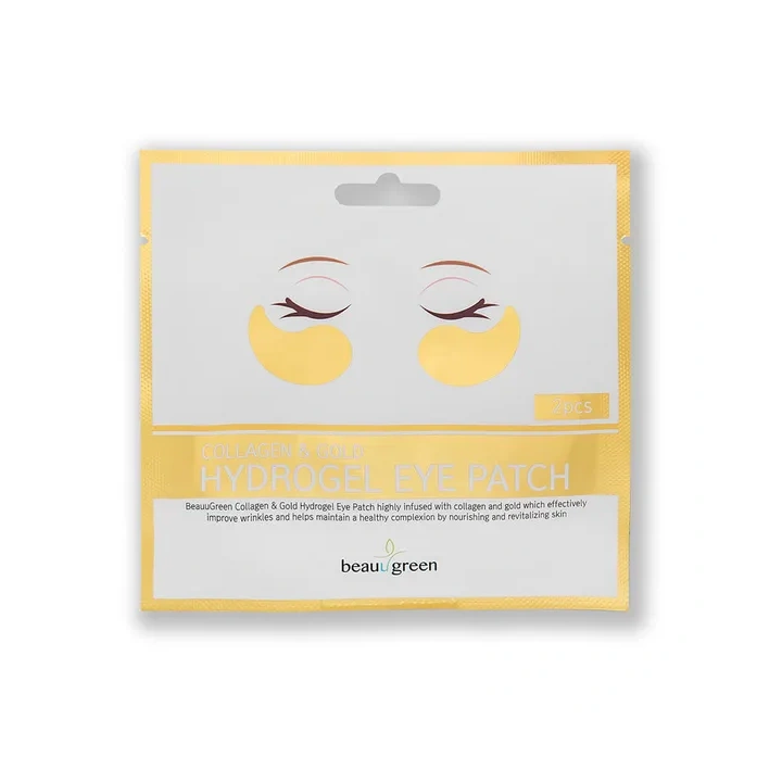 BEAUUGREEN Hydrogel Eye Patch płatki pod oczy Collagen & Gold 2szt