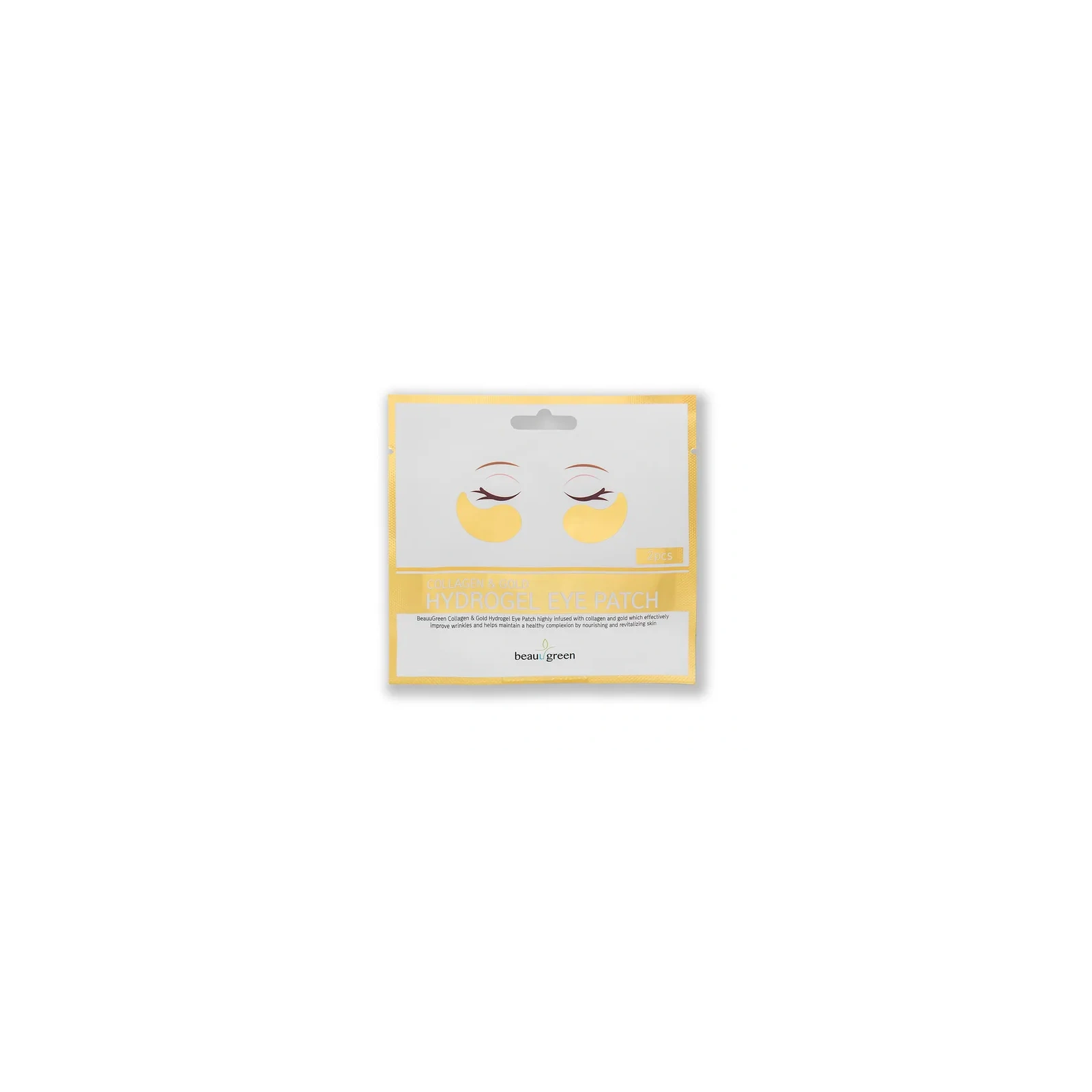 BEAUUGREEN Hydrogel Eye Patch płatki pod oczy Collagen & Gold 2szt