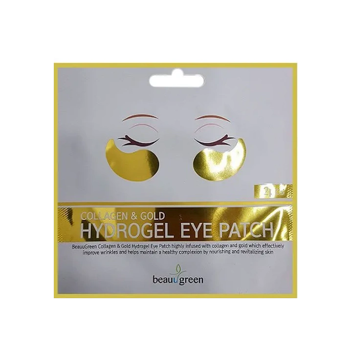 BEAUUGREEN Hydrogel Eye Patch płatki pod oczy Collagen & Gold 2szt