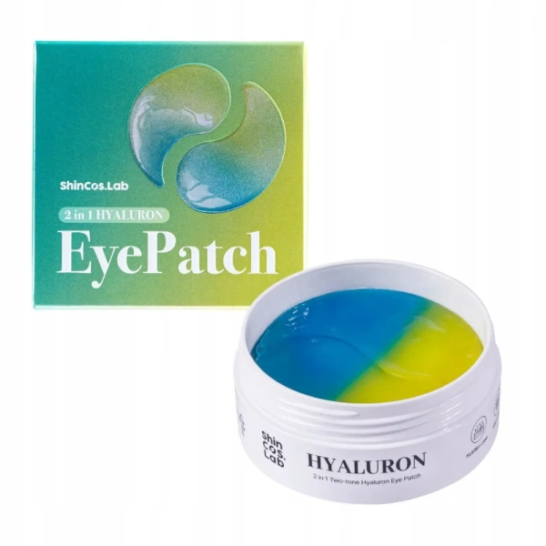 SHINCOS.LAB Hydrogel Eye Patch płatki pod oczy 2 w 1 Two Tone z hialuronem i efektem hłodzenia 60szt