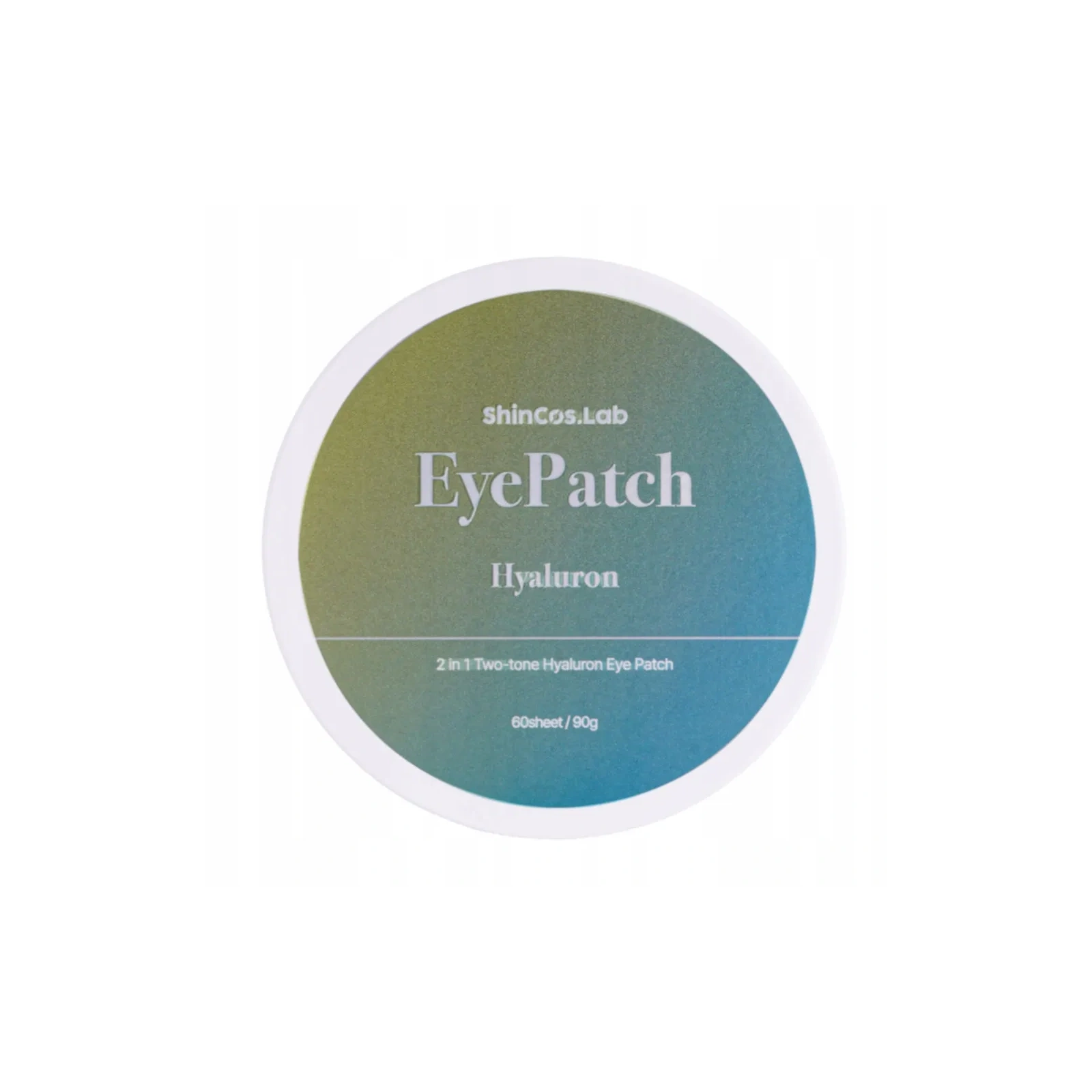 SHINCOS.LAB Hydrogel Eye Patch płatki pod oczy 2 w 1 Two Tone z hialuronem i efektem hłodzenia 60szt