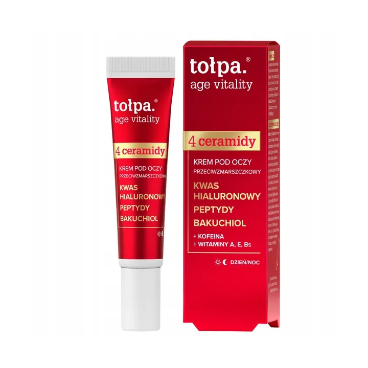 TOŁPA Age Vitality 4 Ceramidy krem pod oczy przeciwzmarszczkowy 15ml