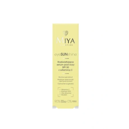 MIYA EyeSUNshine rozświetlające serum pod oczy SPF50 z witaminą C
