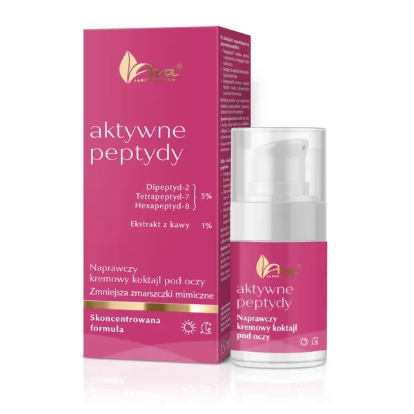 AVA Aktywne Peptydy naprawczy kremowy koktajl pod oczy 15ml