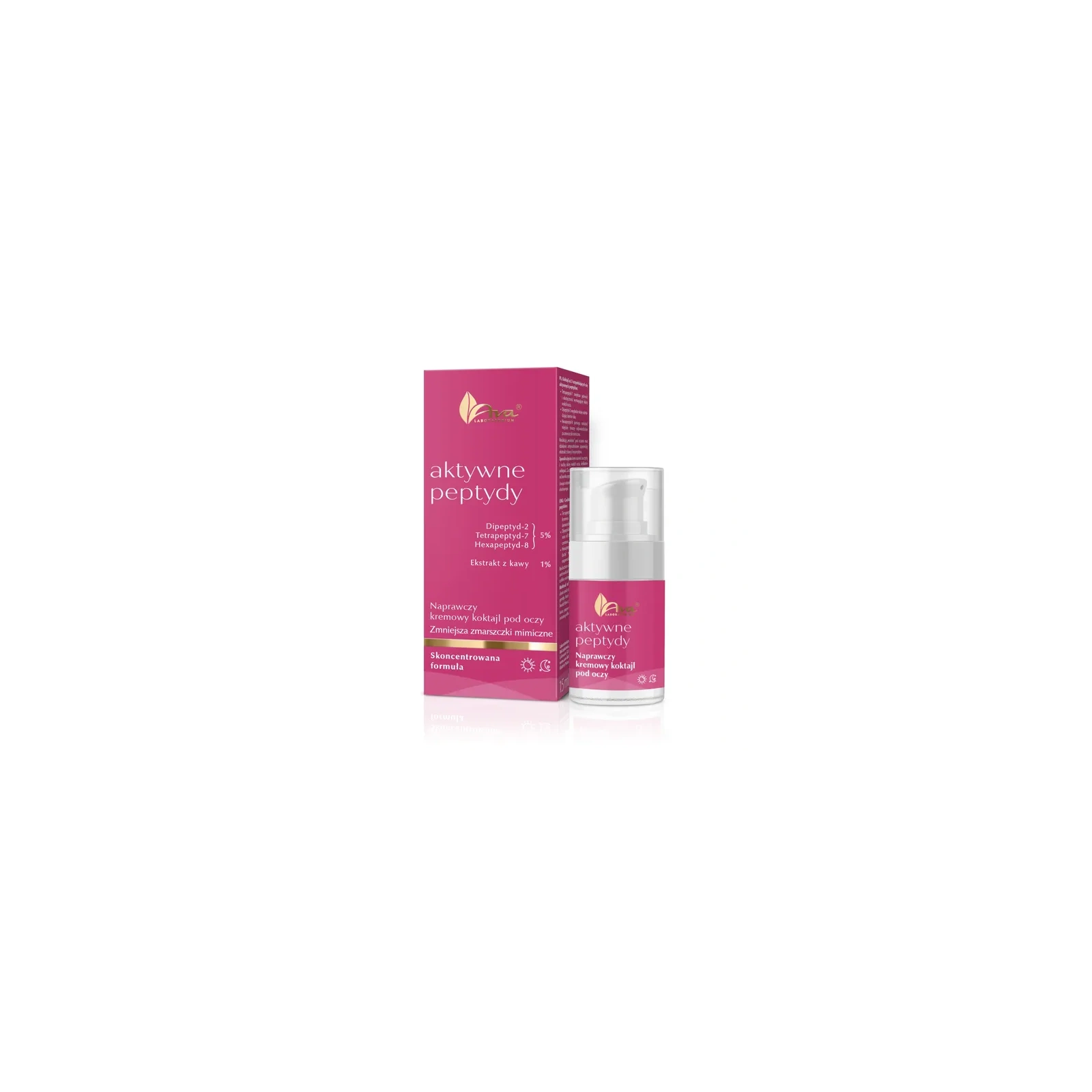 AVA Aktywne Peptydy naprawczy kremowy koktajl pod oczy 15ml